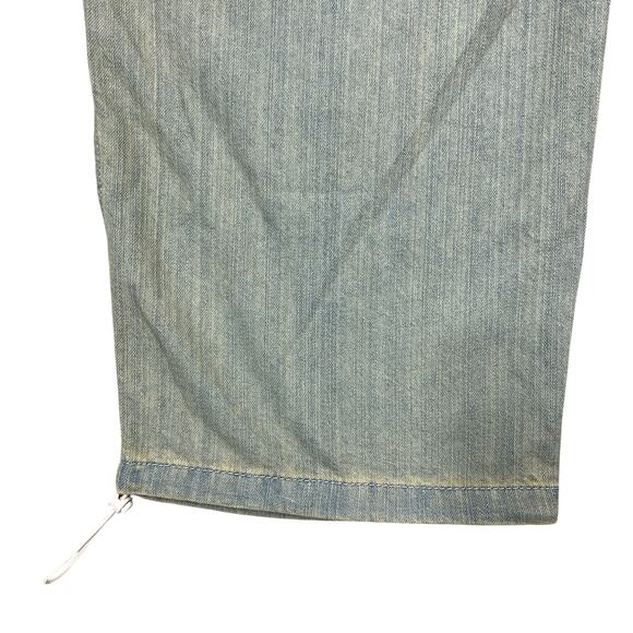 Divided H&M Wide-Leg Baggy Jeans Sz Medium Light Wash Denim Retro Parachute NEW! - Picture 8 of 11